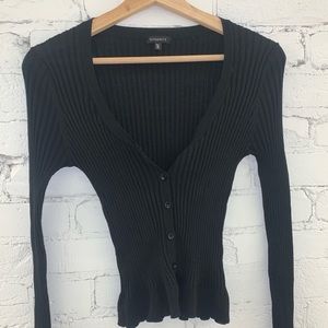 Black Long sleeve button down shirt